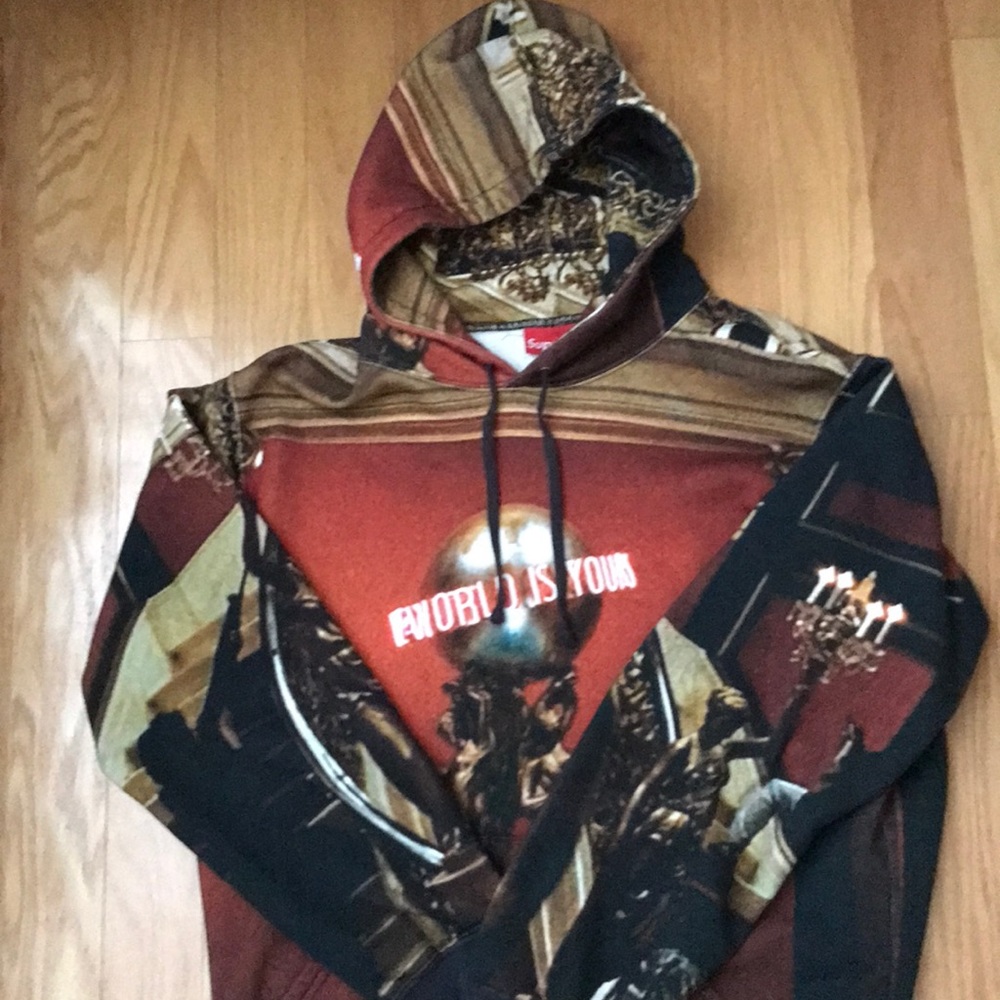 SOLD Supreme Scarface “The World is Yours” Hoodie